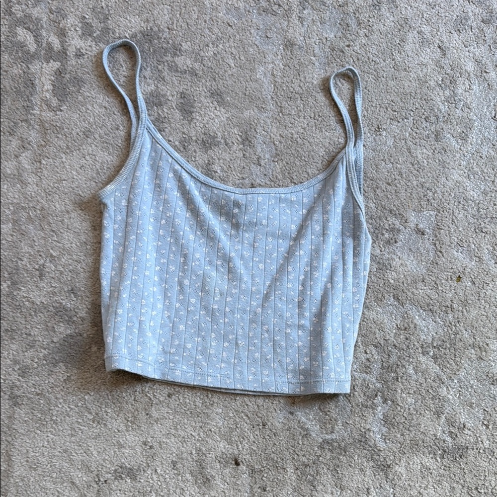 Light Blue Spaghetti Strap Top